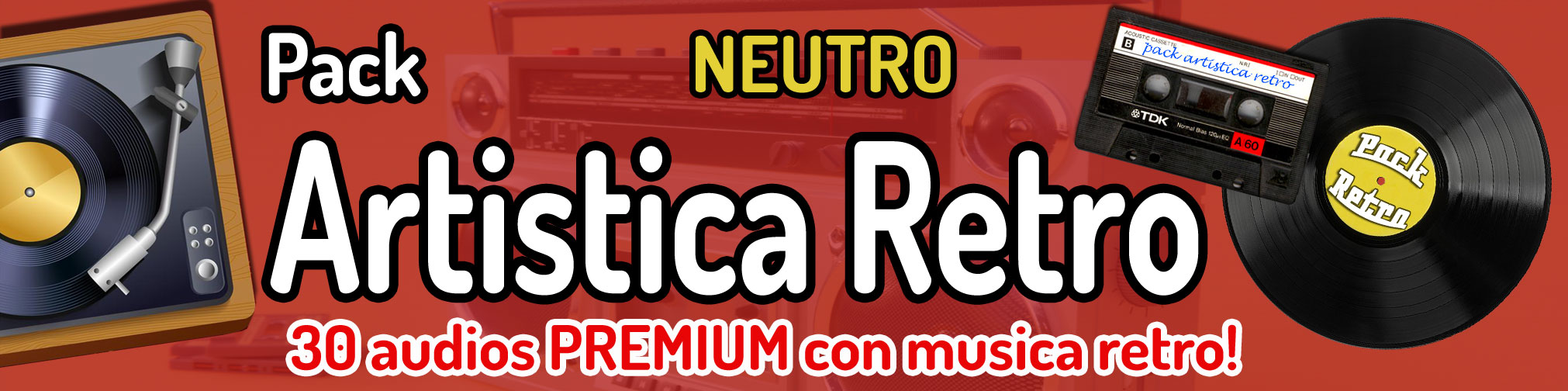 Artistica Retro NEUTRO 30 audios