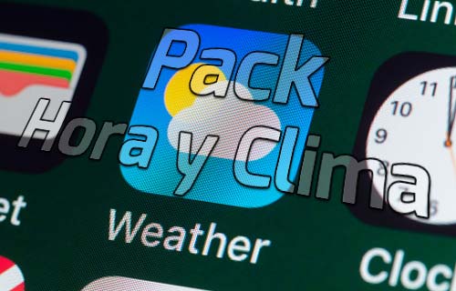 Pack de Hora y Clima
